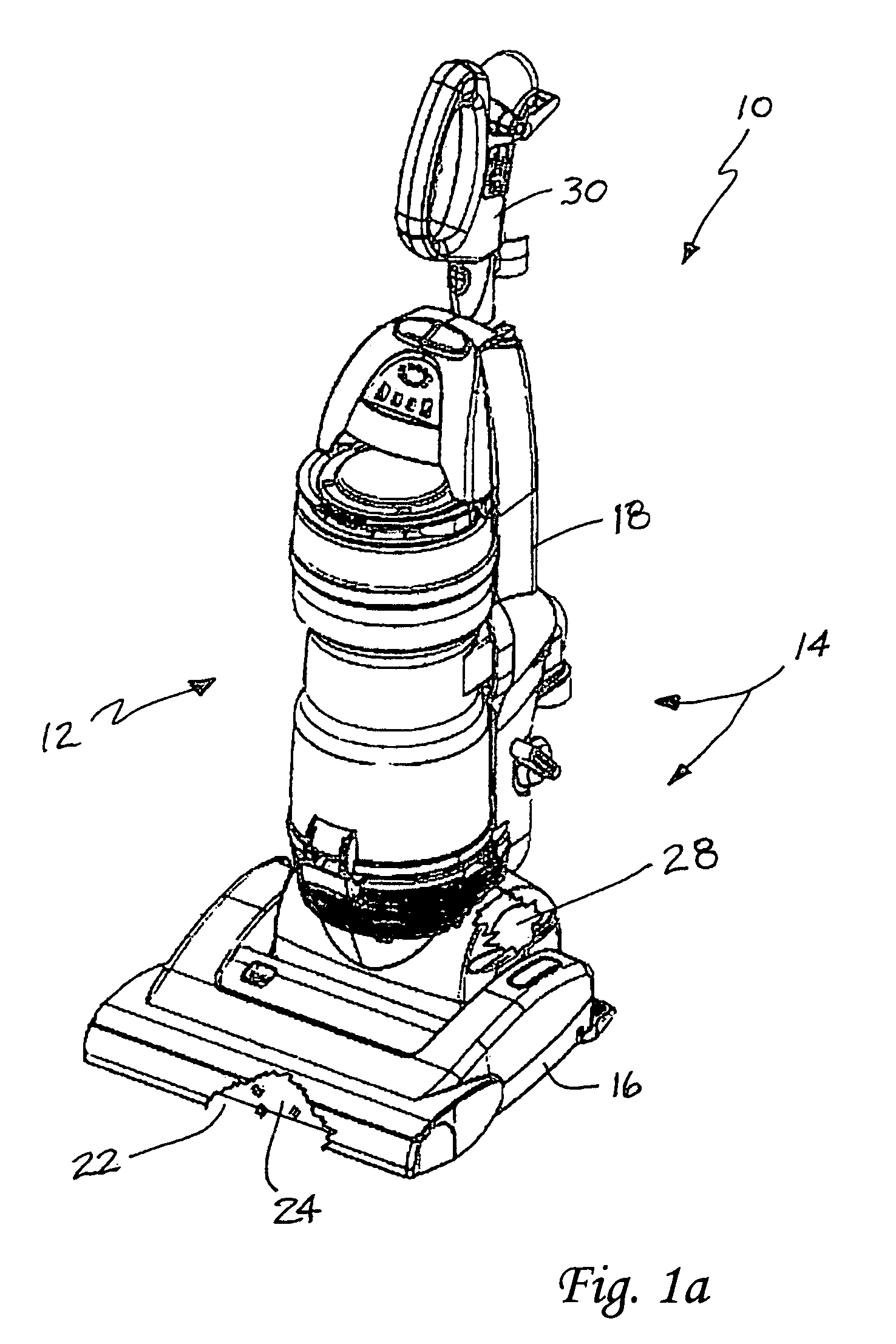 Filterless and bagless vacuum cleaner incorporating a sling shot separator