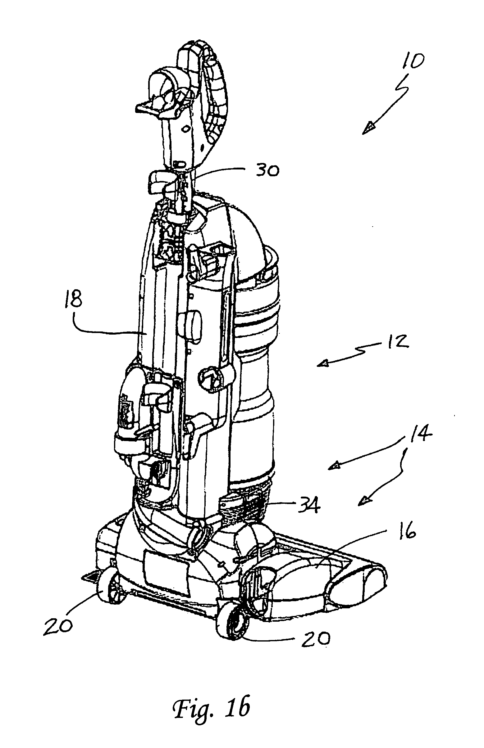 Filterless and bagless vacuum cleaner incorporating a sling shot separator