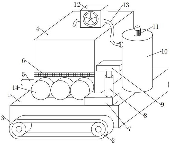 Water conservancy ecological engineering desilting device