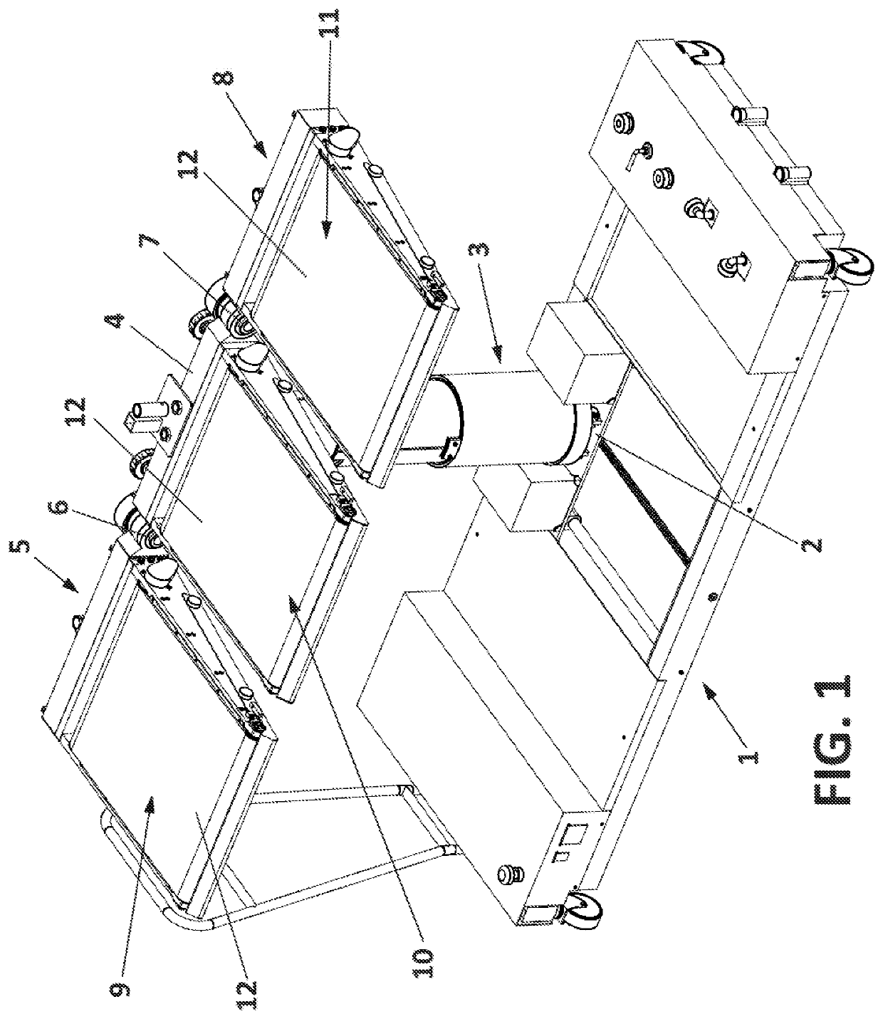 Stretcher for people with reduced mobility