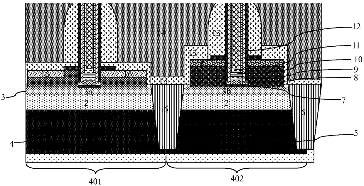 Semiconductor integrated circuit with HKMG