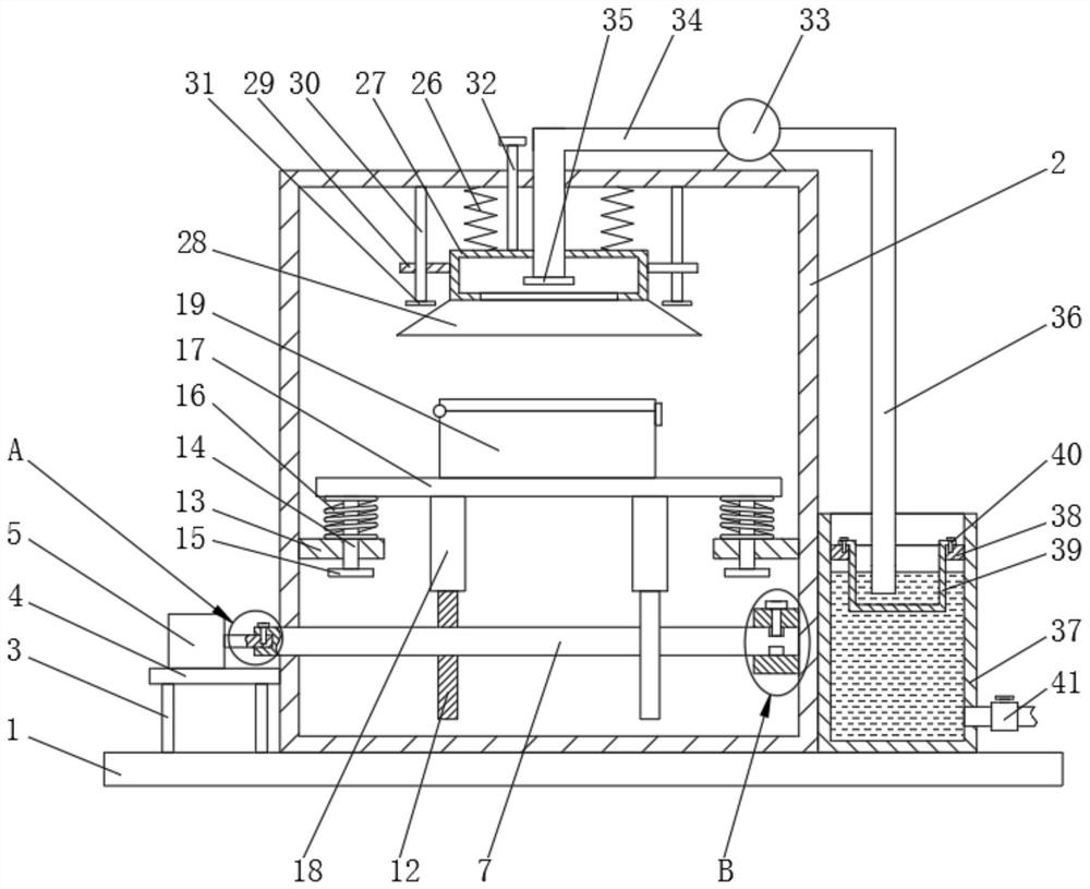 Cleaning device for resonator production