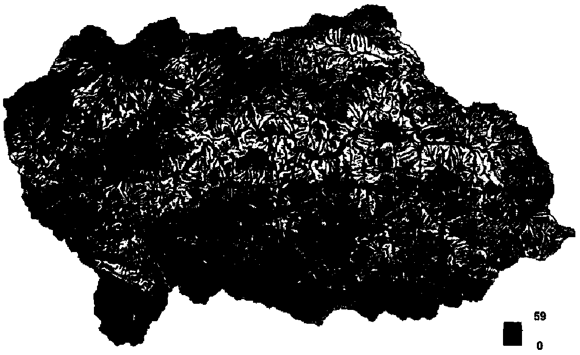 Method for extracting width of river channels within basin by using digital elevation model