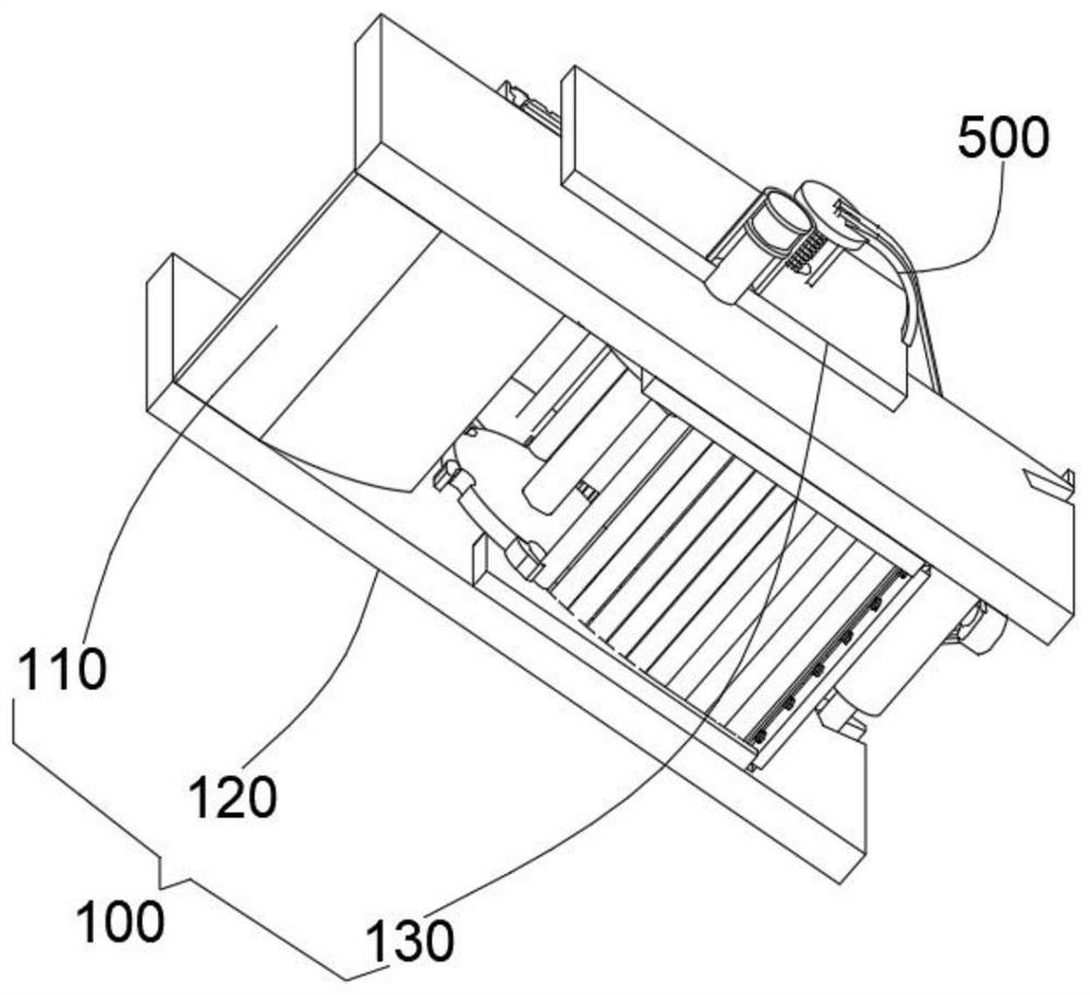 Automatic slitting and winding device for fiberglass gridding cloth