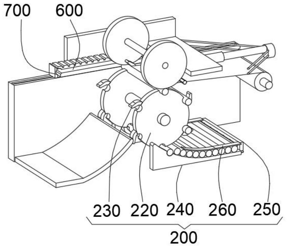 Automatic slitting and winding device for fiberglass gridding cloth