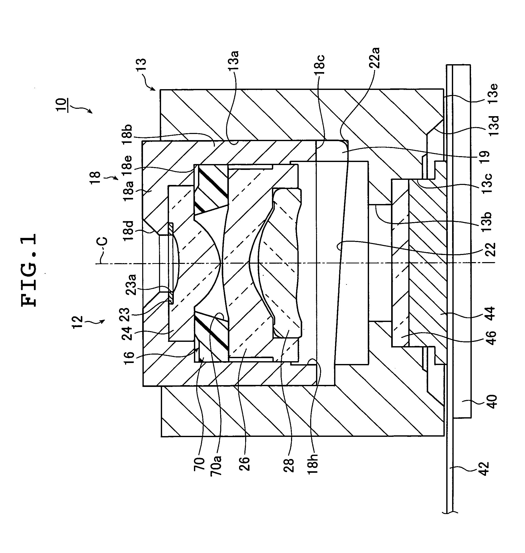 Lens unit and compact image pickup module