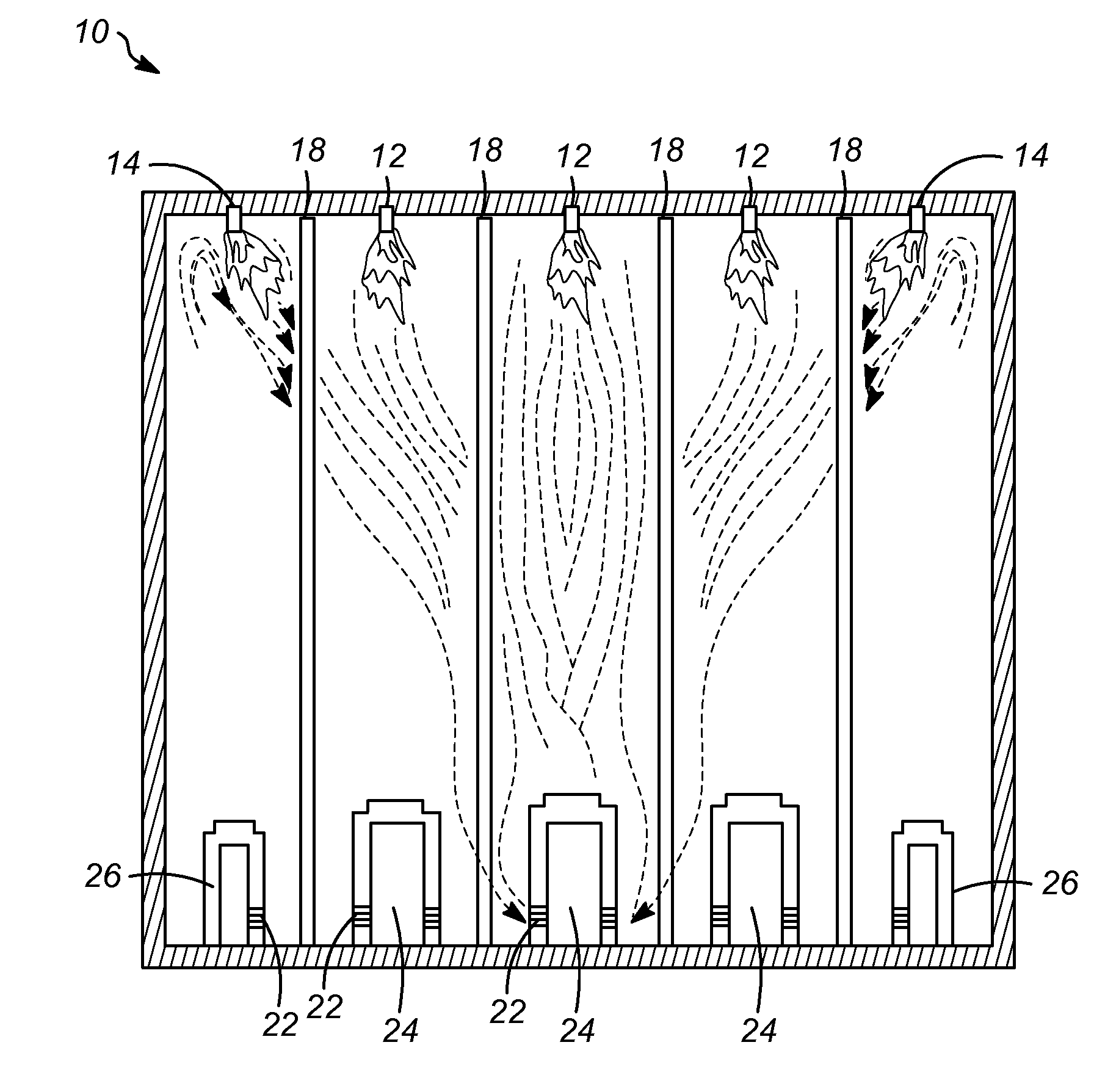 Method for optimizing down fired reforming furnaces