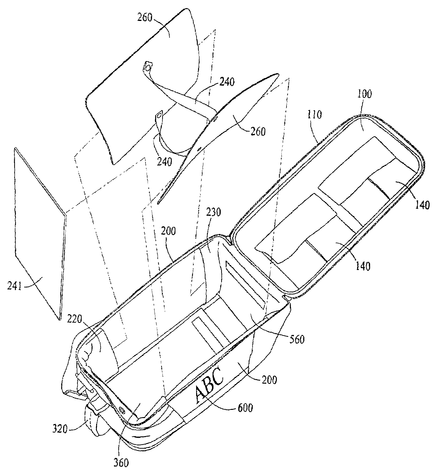 Collapsible utility bag and advertising vehicle