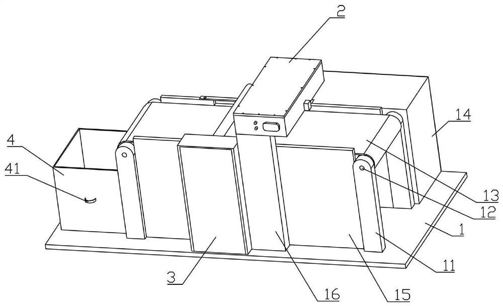 Cigarette packaging paper detection device with automatic screening function