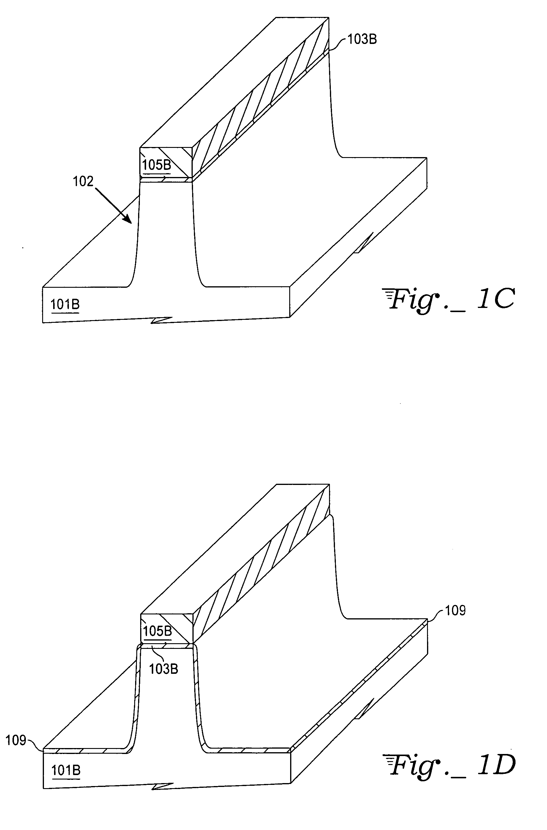 FinFET transistor fabricated in bulk semiconducting material