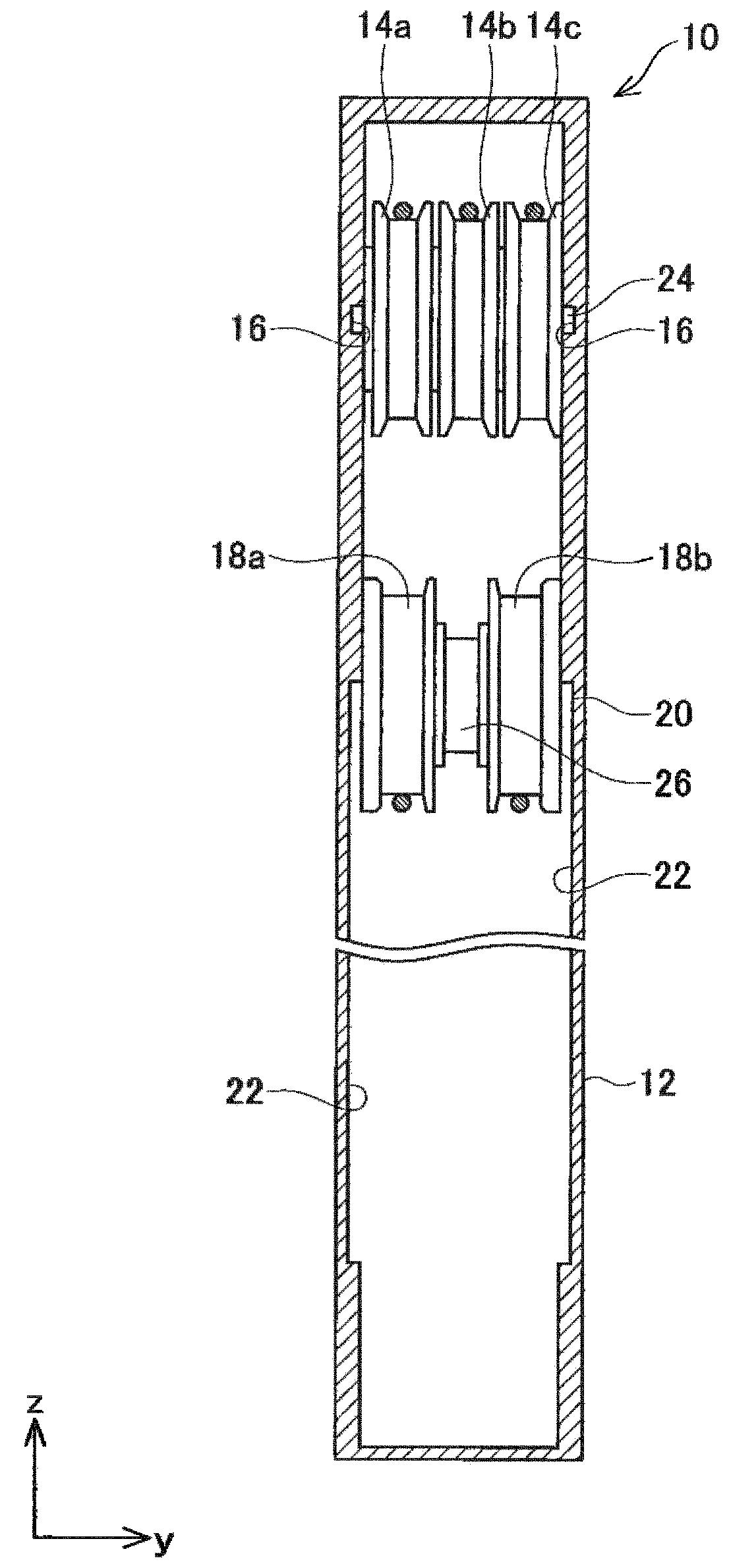 Cord accommodation apparatus