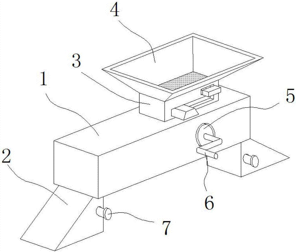 Rice dust removal device