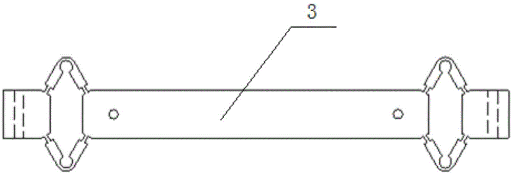 Double-shaft decoupling acceleration dynamic calibration bench controlled through sine displacement