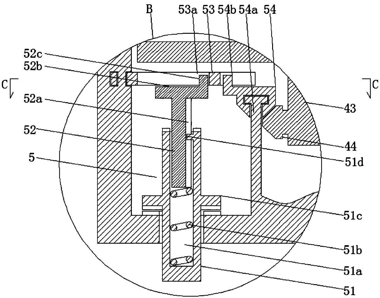 Roll shaft tool for skin removing suitable for burn department