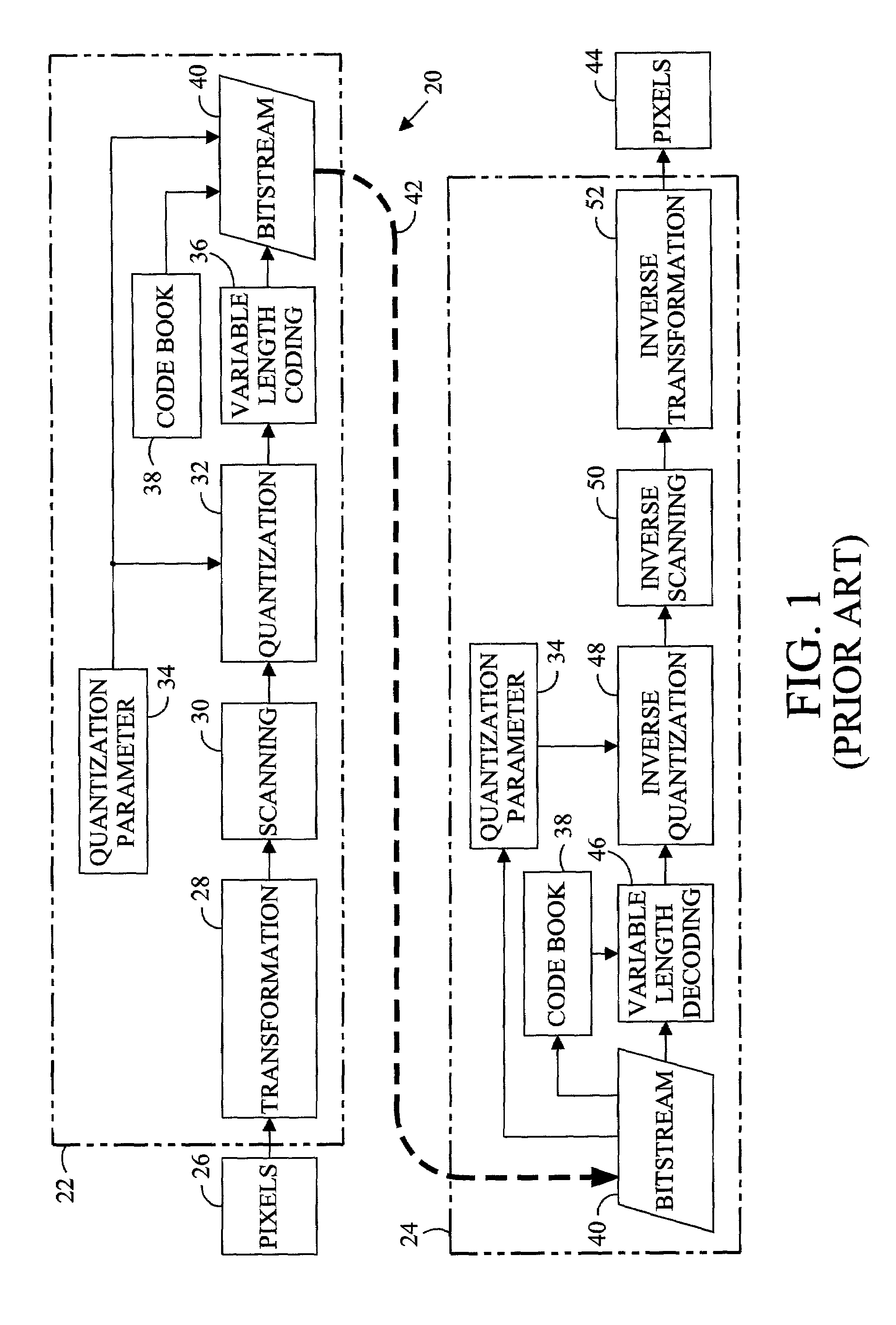 Fast image decompression via look up table