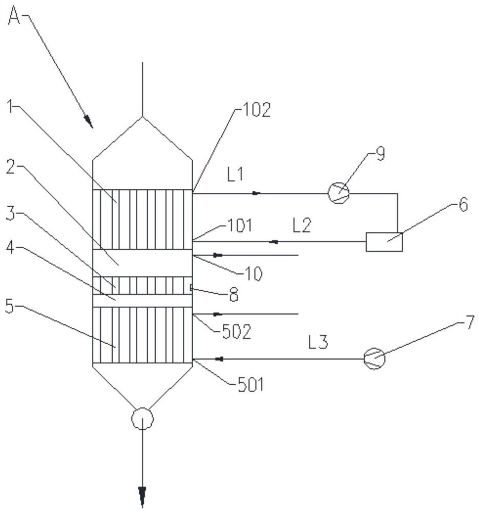 A kind of activated carbon analysis tower and activated carbon analysis method