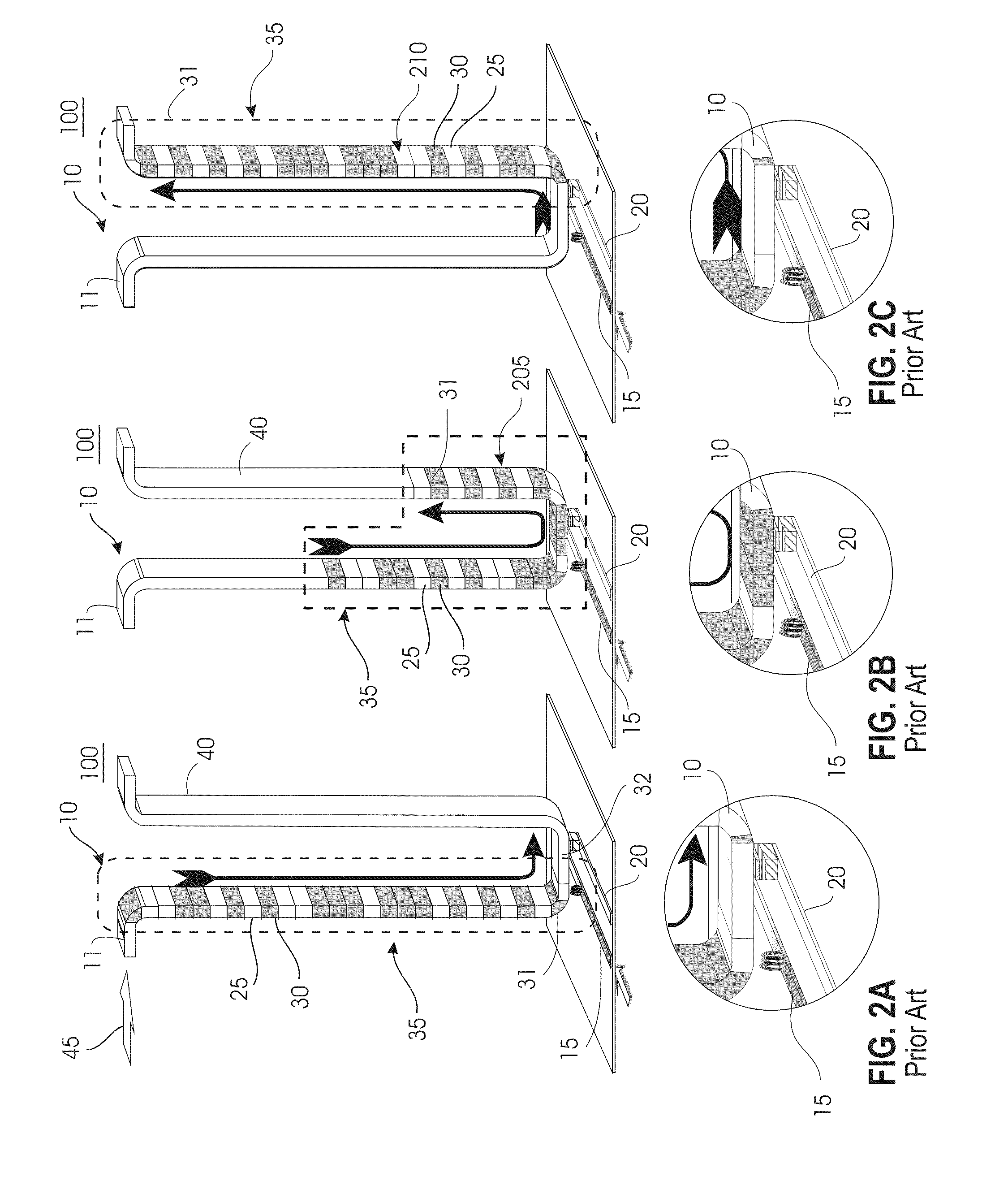 Magnetic racetrack with current-controlled motion of domain walls within an undulating energy landscape