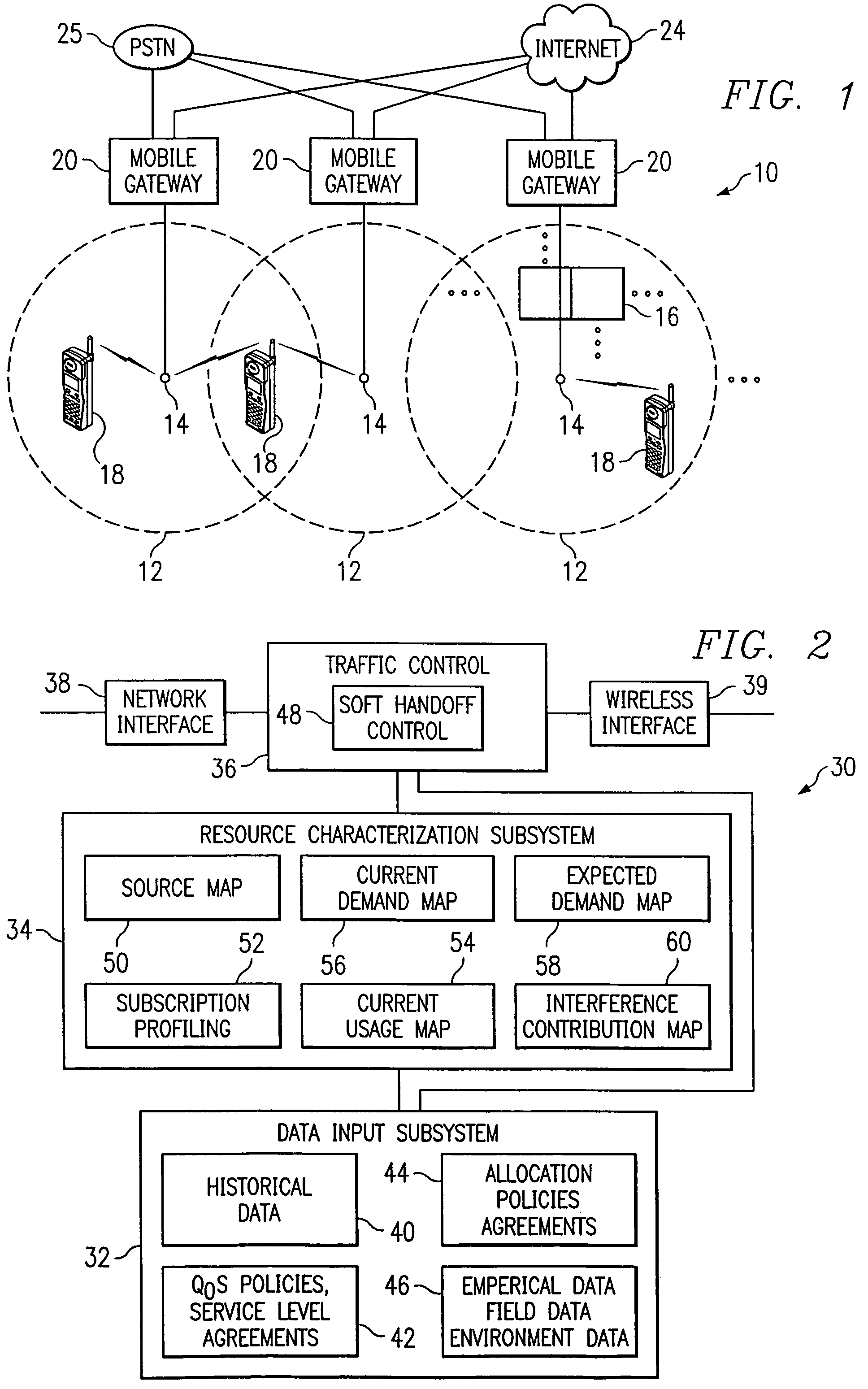 Method and system for dynamic soft handoff resource allocation in a wireless network