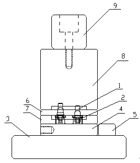 Assembly pressing fixture and pressing method for vent screws and screw caps