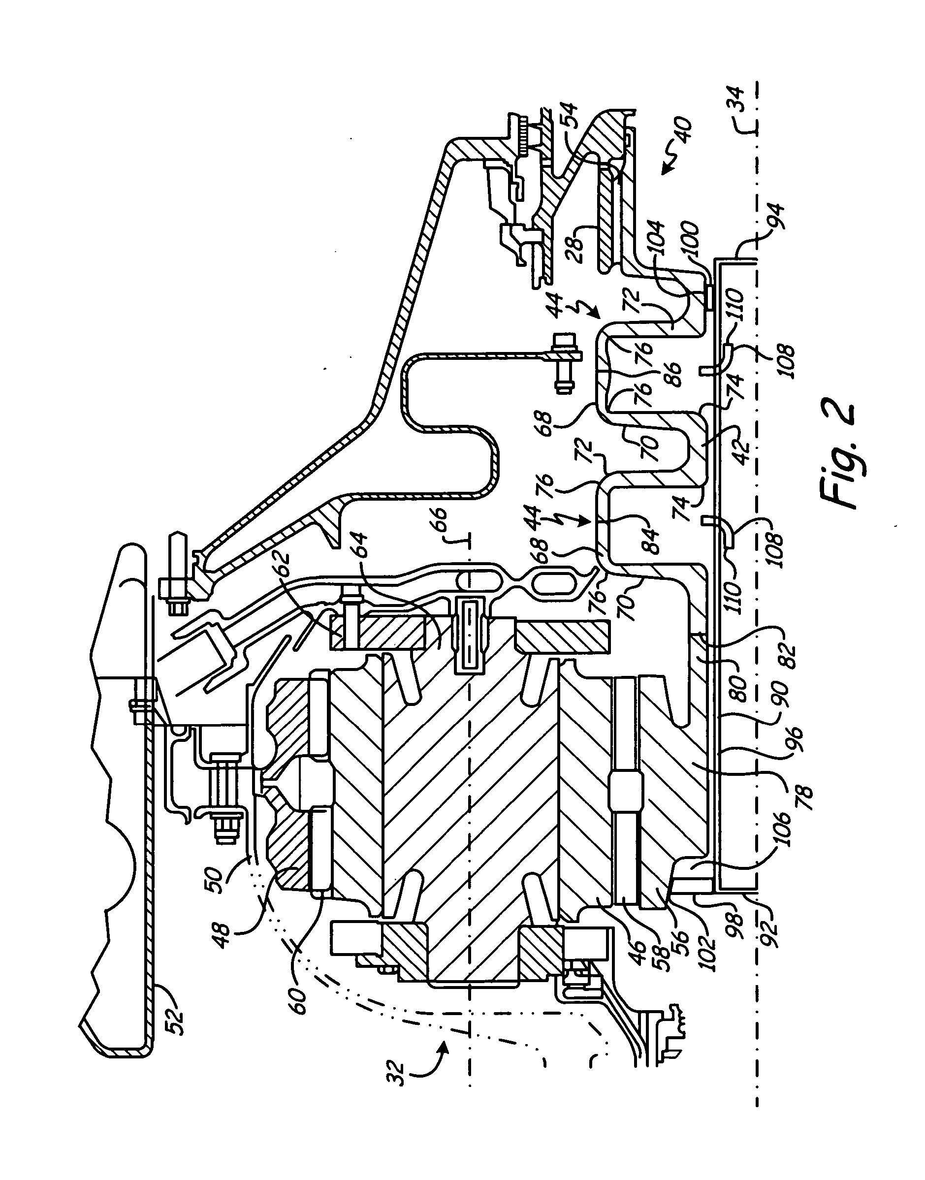 Epicyclic gear train integral sun gear coupling design