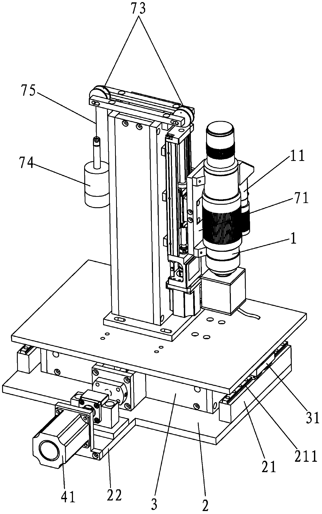 In-place surface topography detection workbench