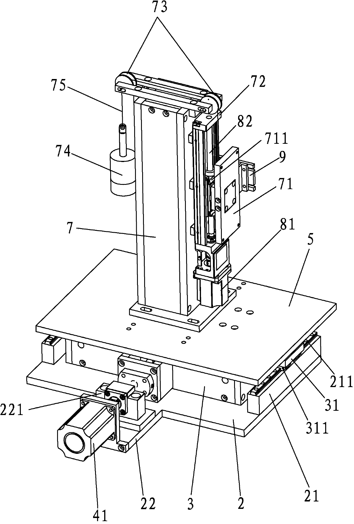 In-place surface topography detection workbench