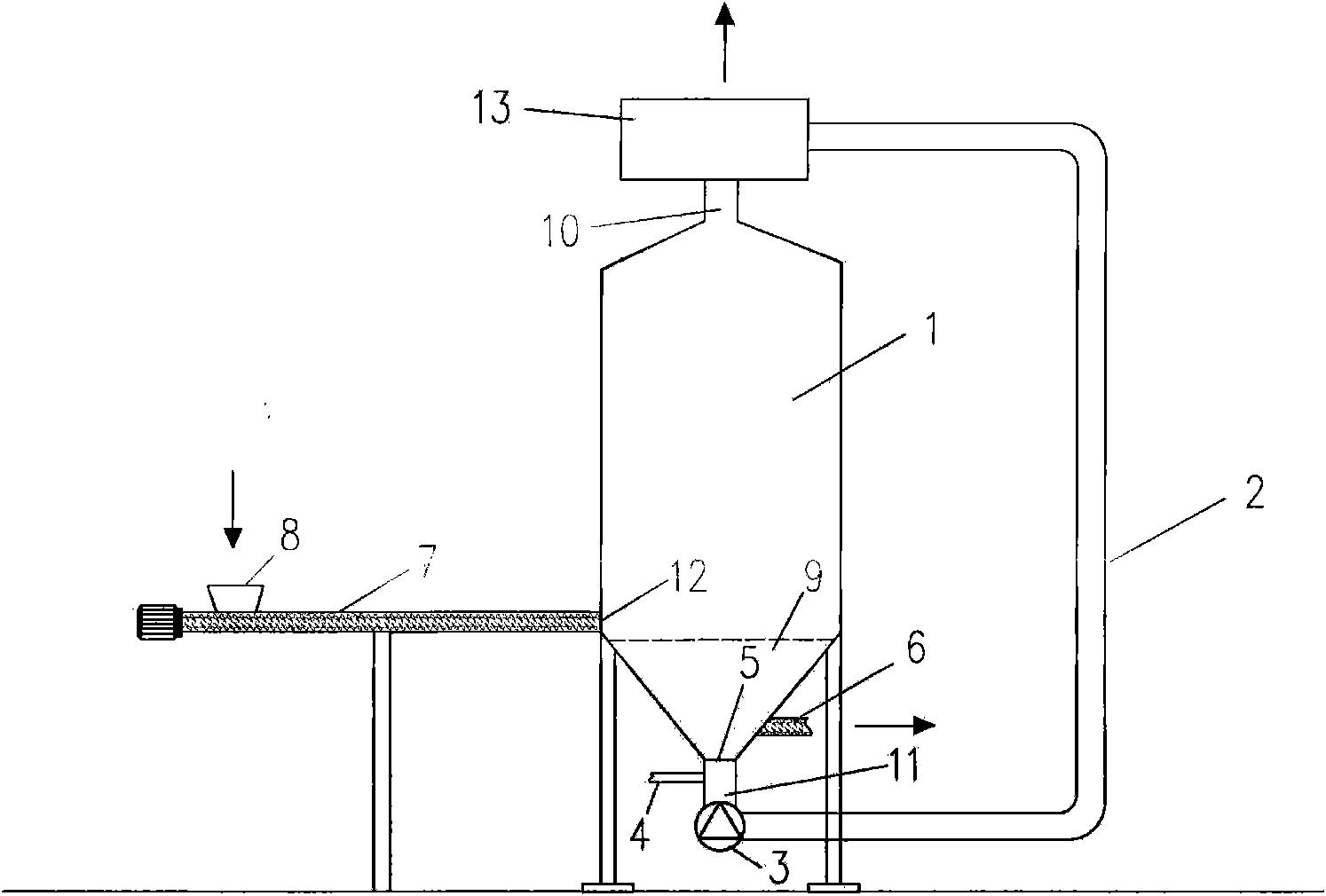 Biomass direct thermal cracking generator and cracking method thereof