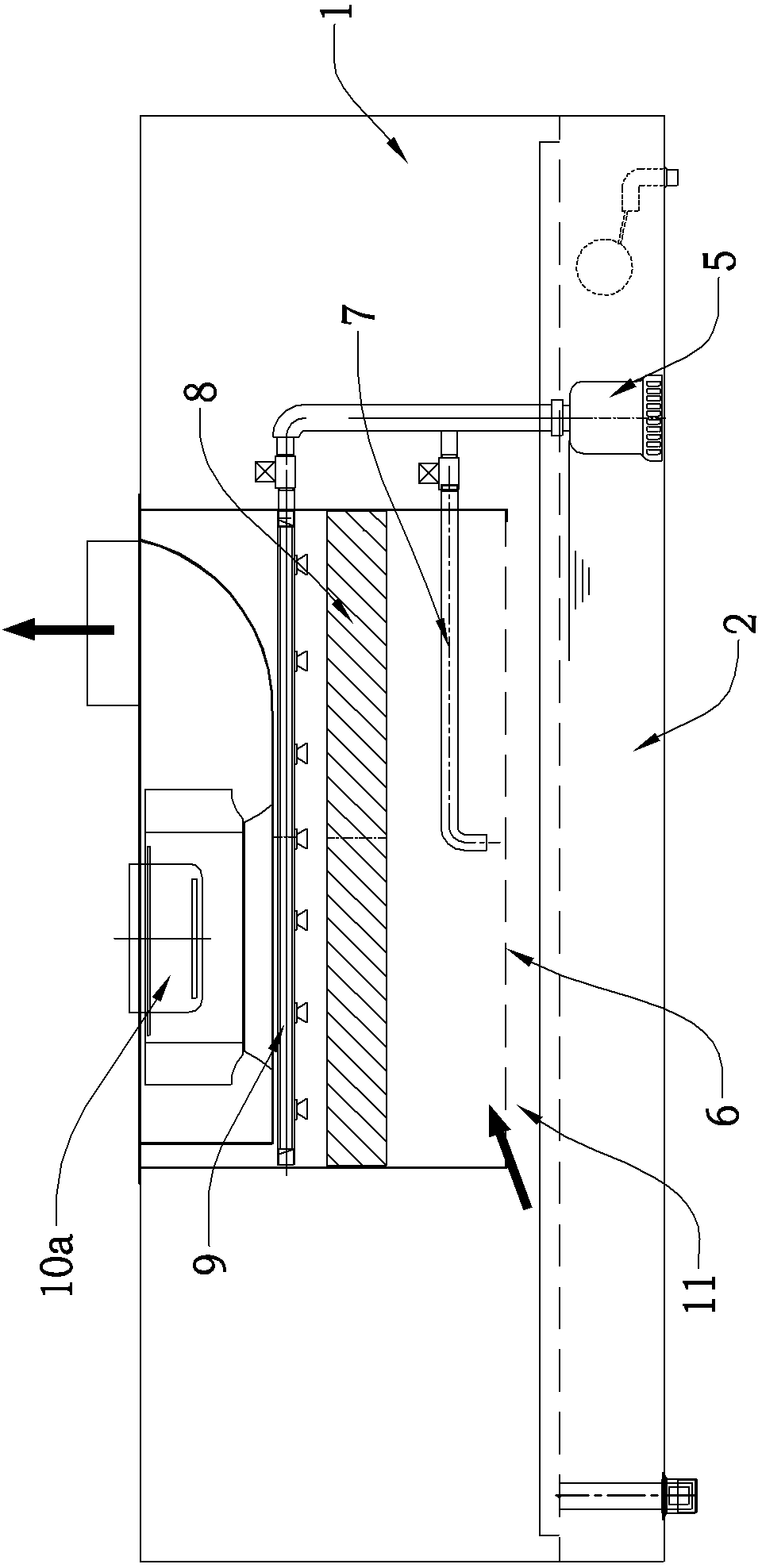 Oily fume purification machine