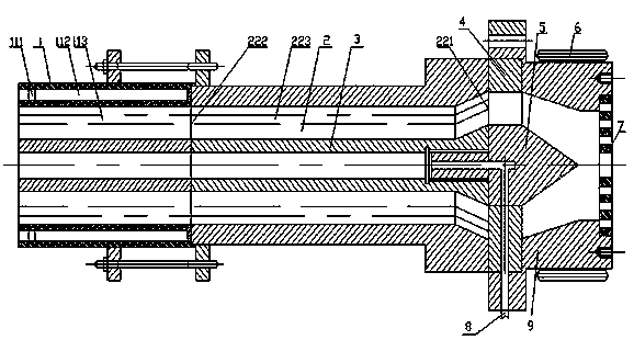 Plastic extrusion molding method for efficiently machining ABS (acrylonitrile butadiene styrene) straight-tooth racks