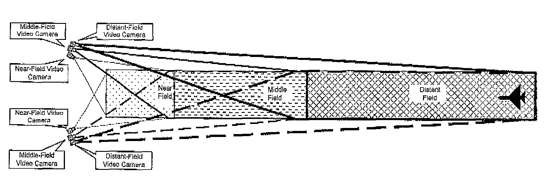 Ground-based camera surveying and guiding method for aircraft landing and unmanned aerial vehicle recovery