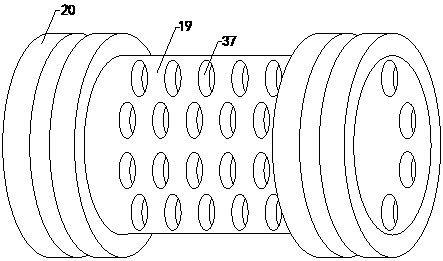 Part cleaning device for new energy automobile production