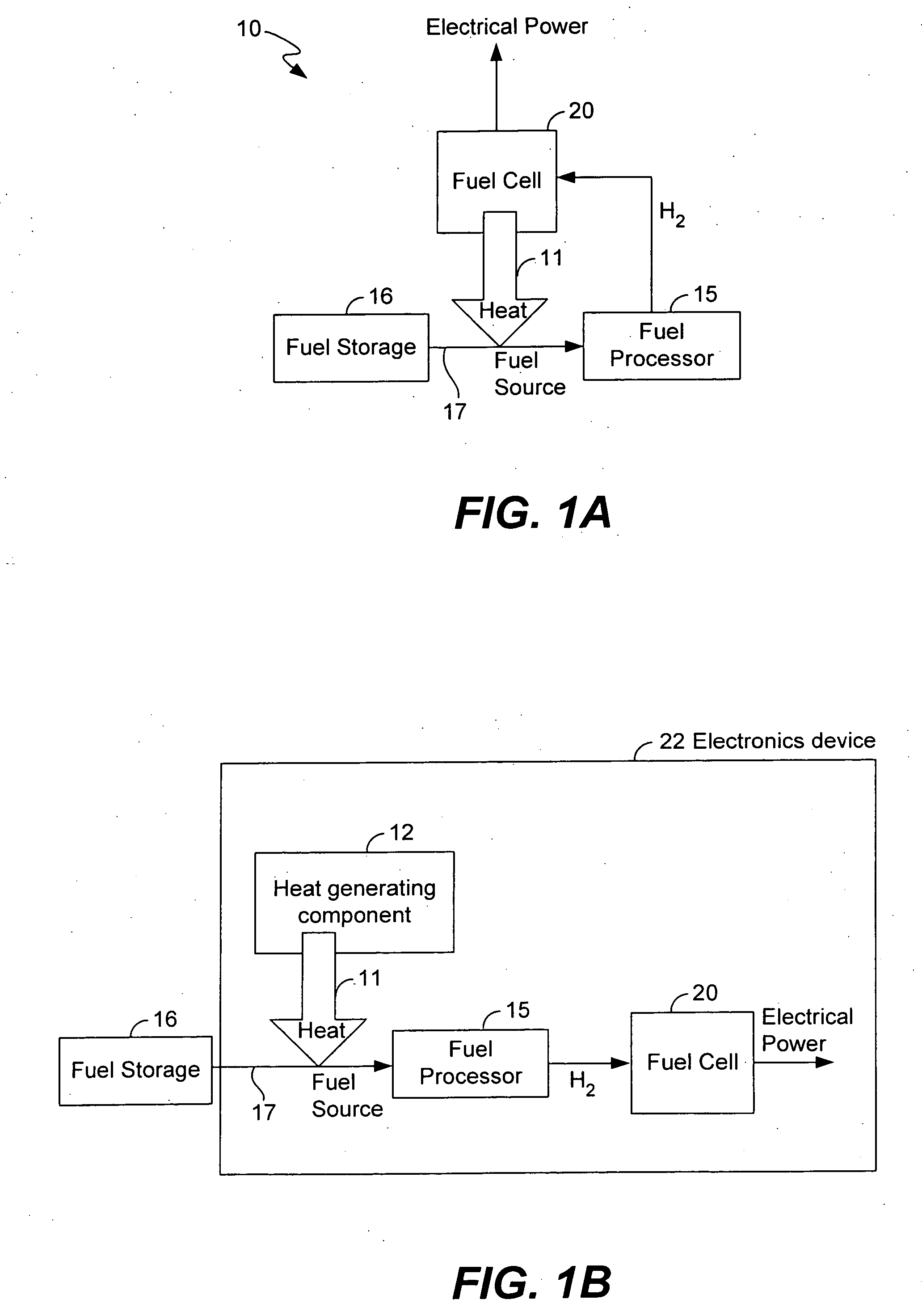 Fuel preheat in fuel cells and portable electronics