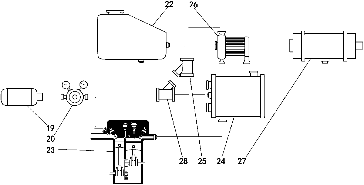 Novel cylinder-transferring and water-spraying working hydrogen internal combustion engine