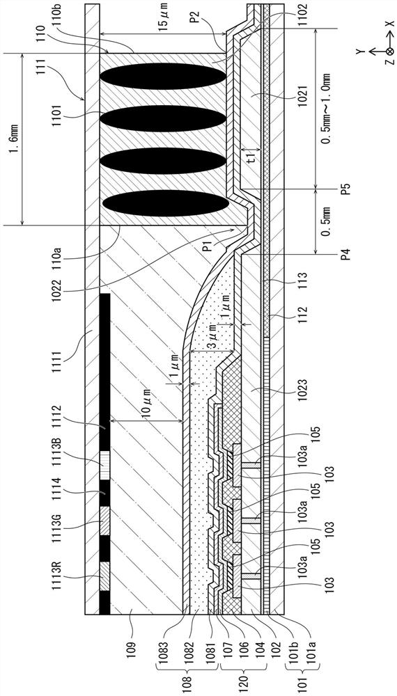 Self-luminous display panel and method of manufacturing self-luminous display panel