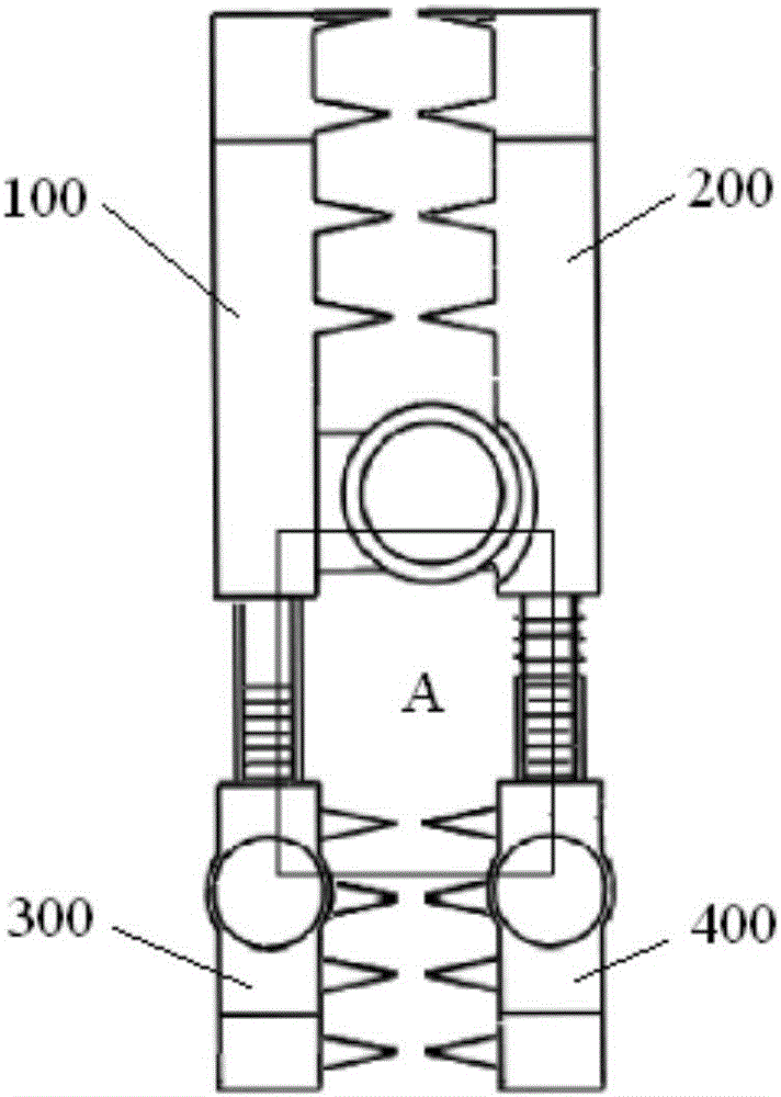 Interspinous fixation device