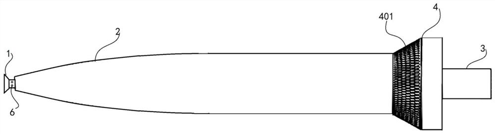 Supercavitation navigation body and cavitation flow control method using wake flow ejection