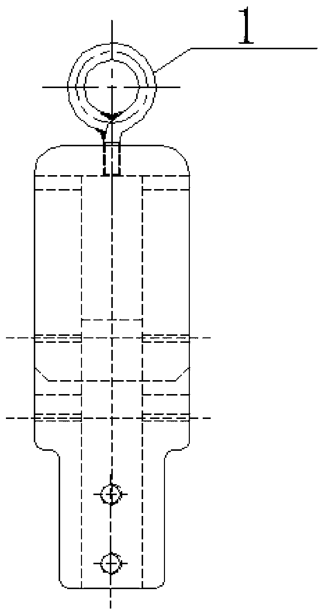 Special tool for large-angle-tower ground wire hanging installation