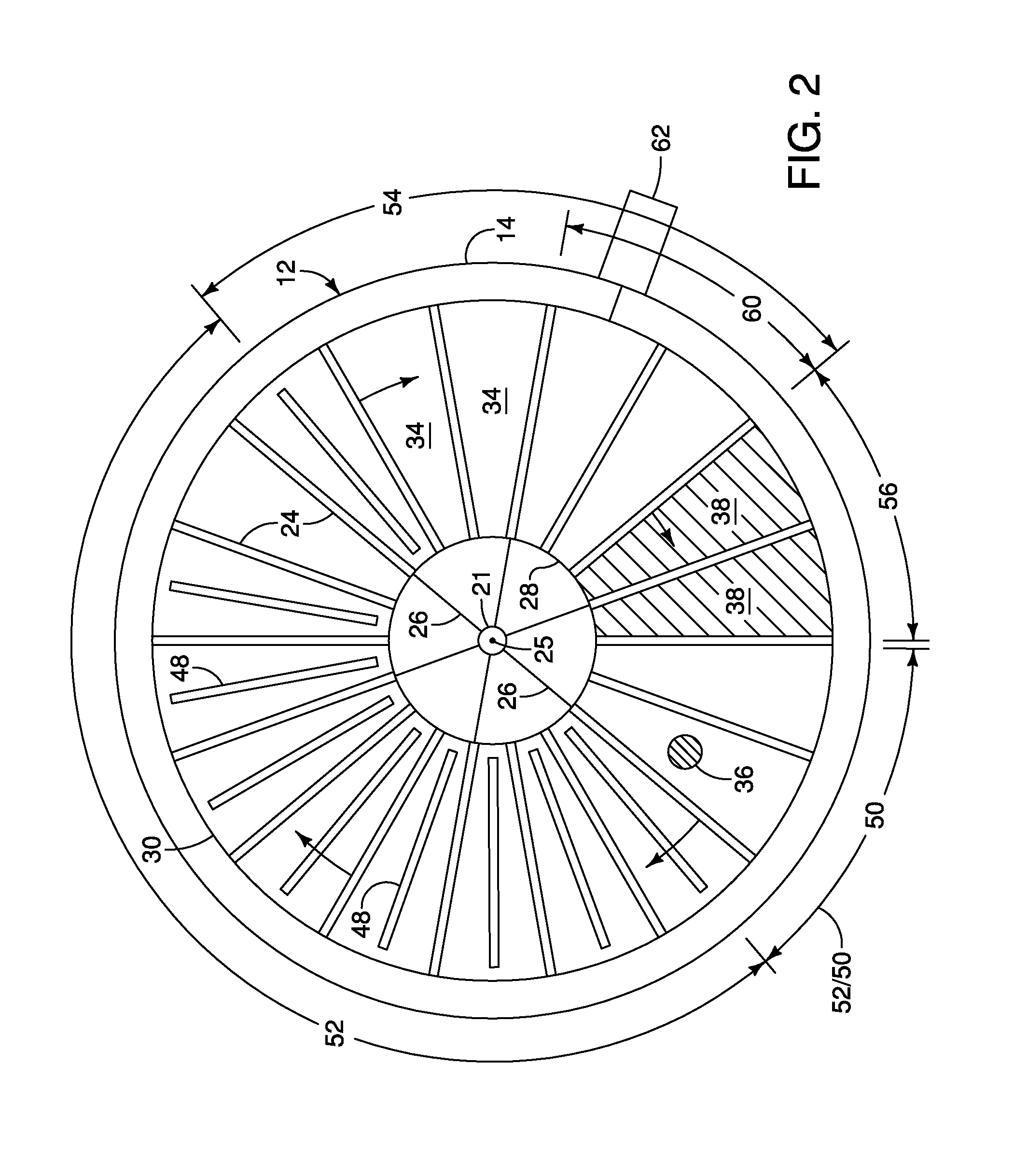 Rotatable basket extractor