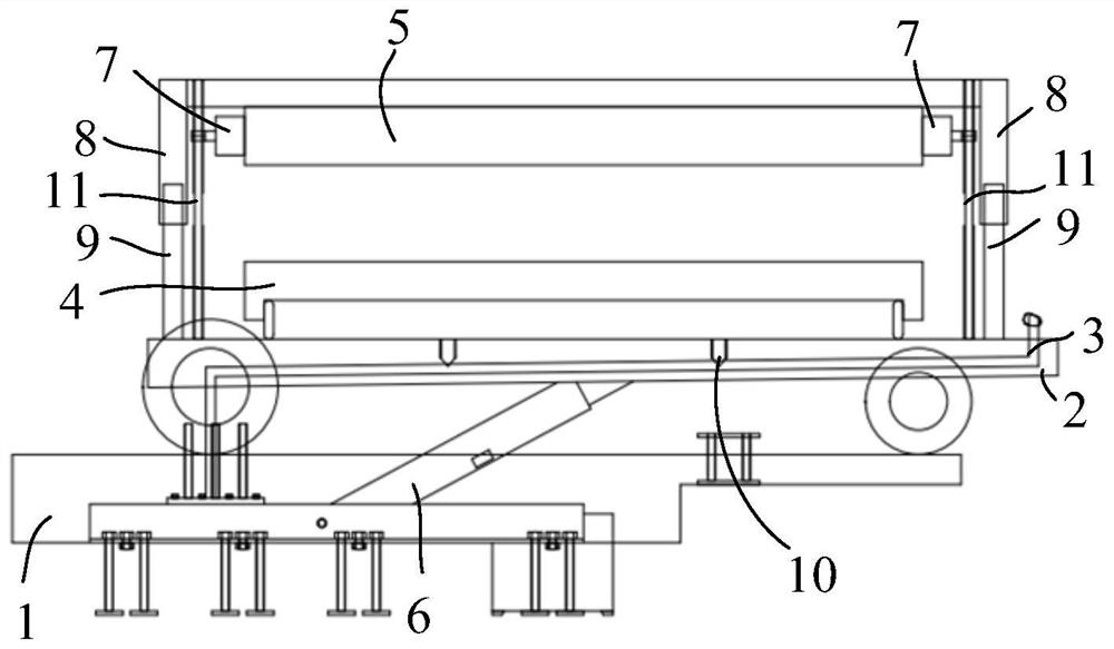 Turnover grouting press machine