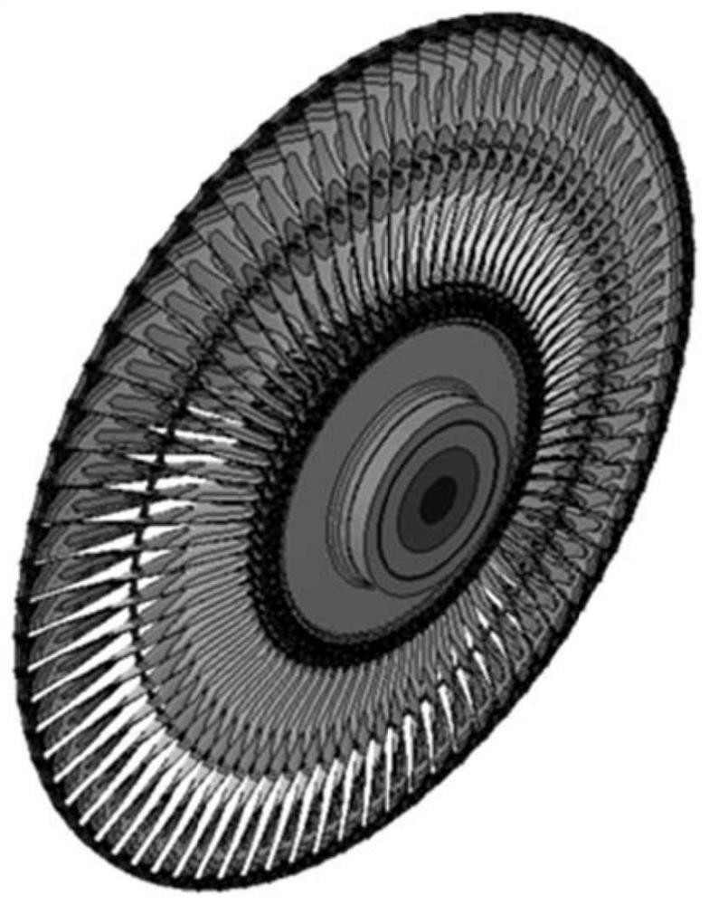 Turbine last-stage long blade torsional vibration stress obtaining method based on finite elements