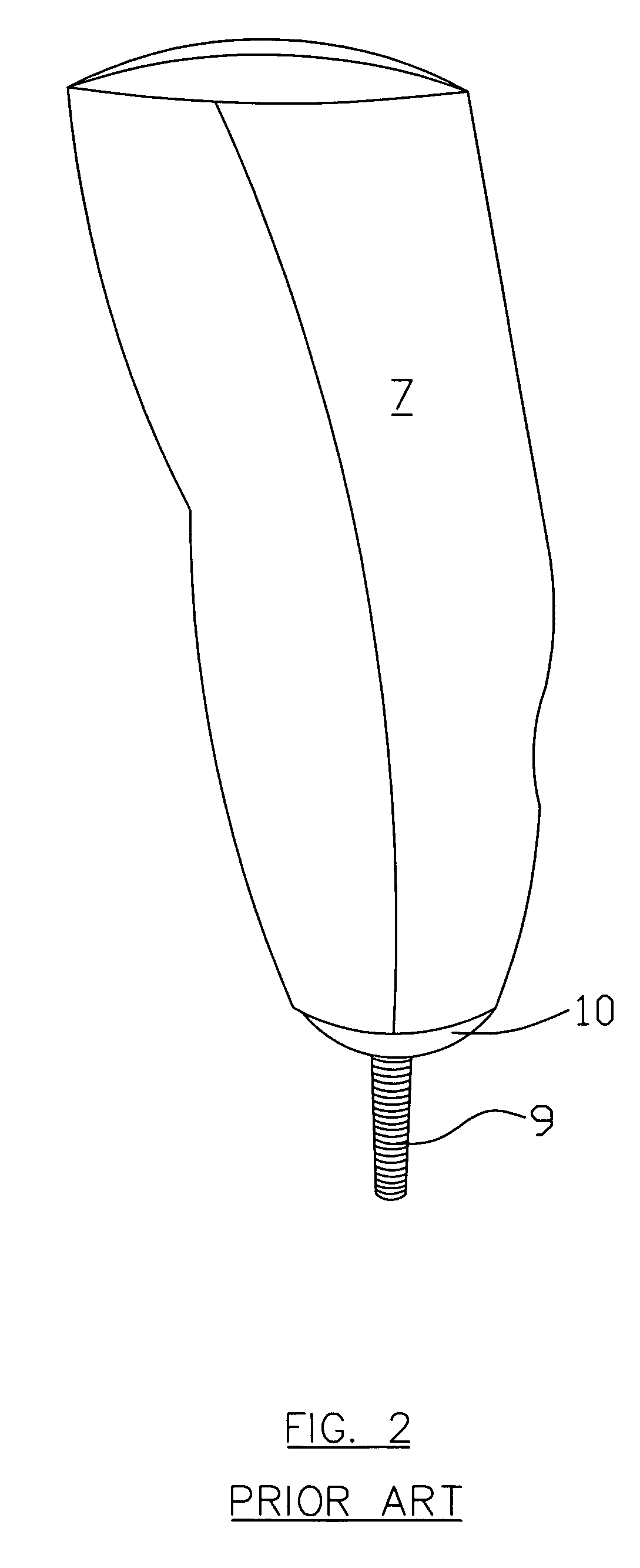 Prosthetic interior casting process and product