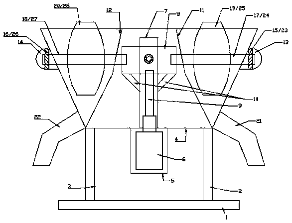 An intelligent and high-efficiency crushing structure applied to mining production