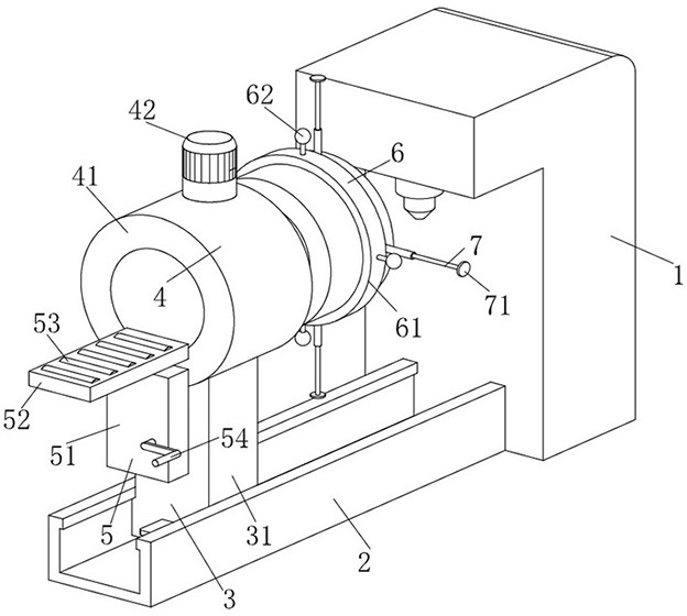 Laser cutting machine facilitating multi-angle cutting of steel pipe