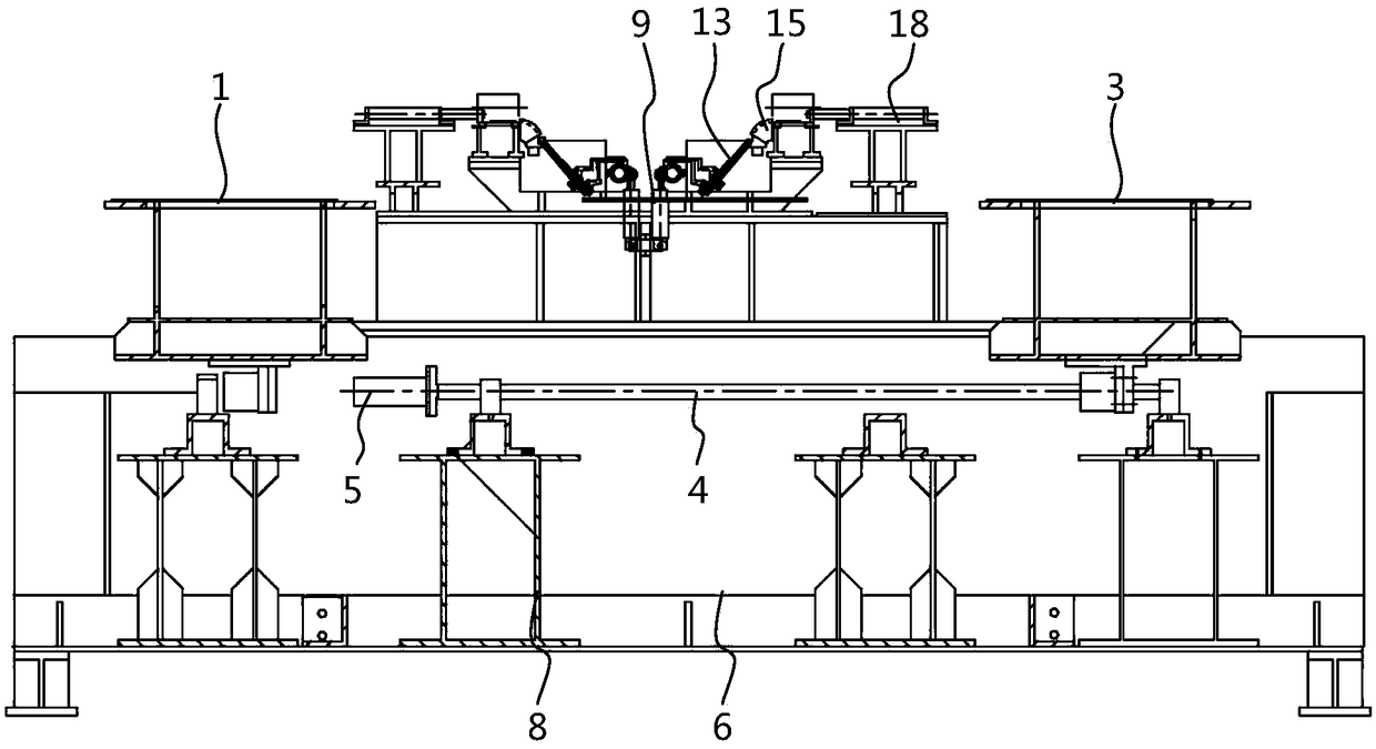 Device and method of automatic material distribution of vulcanization forming blank of framework O-shaped seal ring