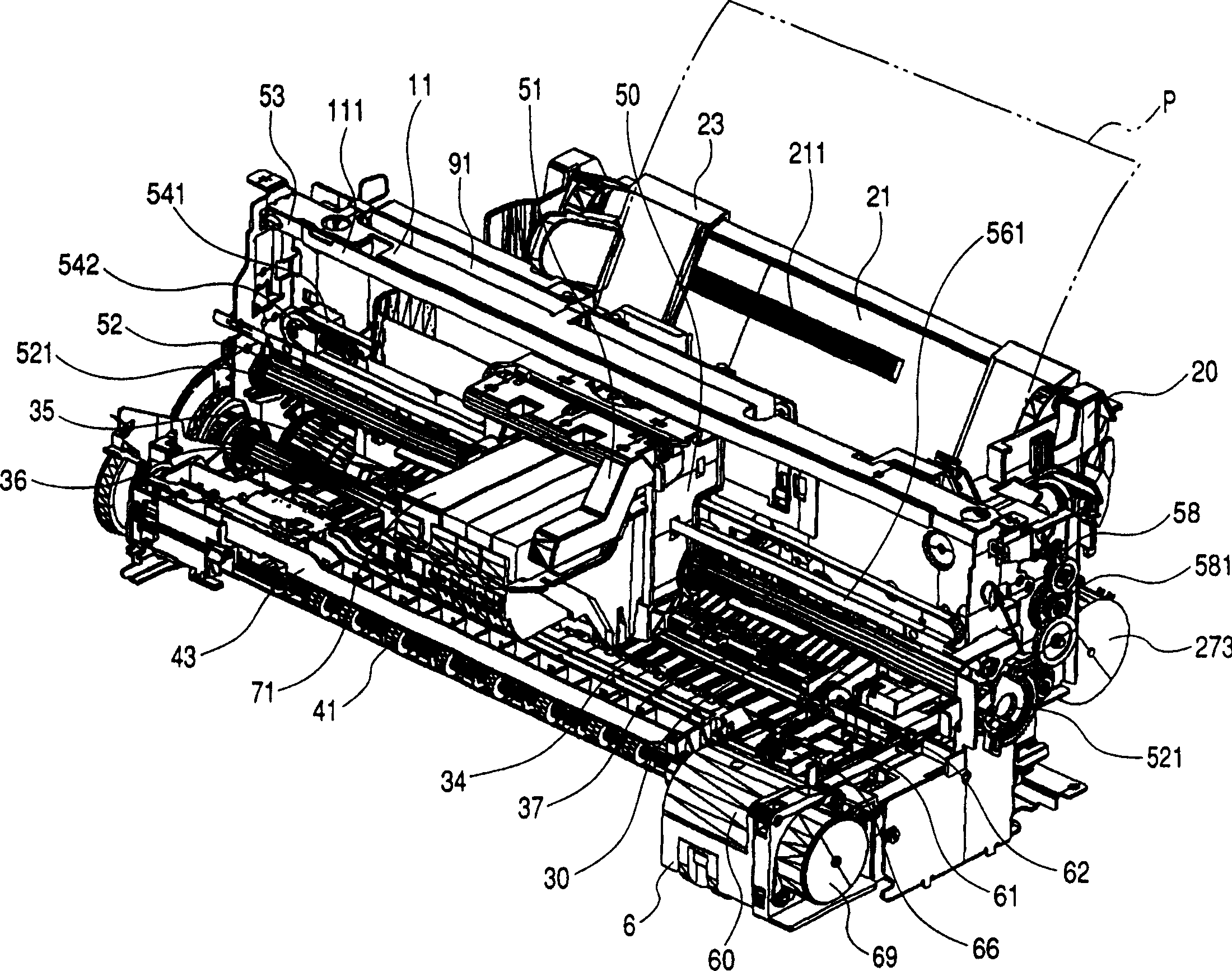 Sheet guiding mechanism , sheet conveying device having same and recording device