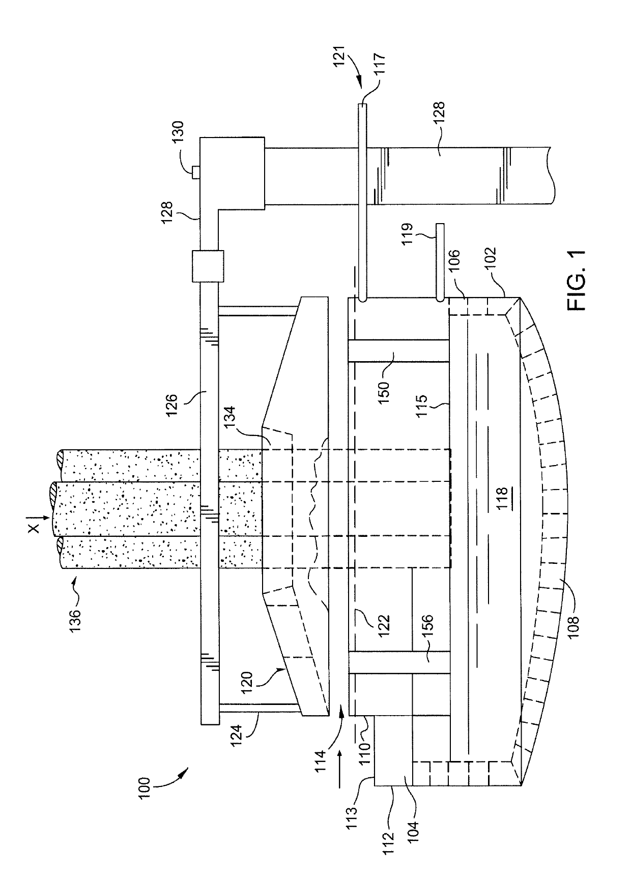 Sidewall with buckstay for a metallurgical furnace