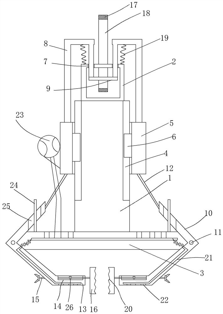 Workholding device for forging