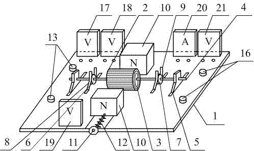 Demonstration aids for DC motor with adjustable internal resistance