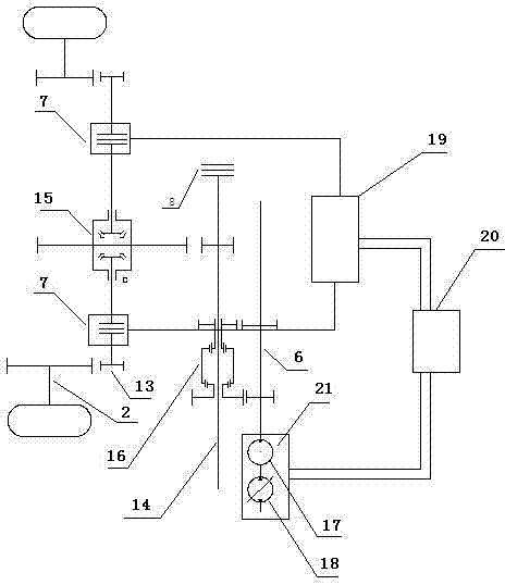 Two-speed hydraulic drive axle assembly for large grain combine harvester