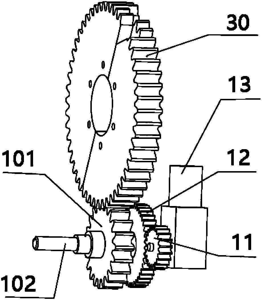 Intermediate high-voltage wire stripping device based on dual driving of electric driving and hand-operated driving